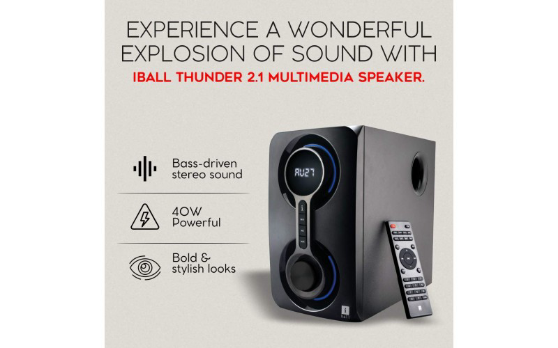 IBALL BLUETOOTH SPEAKER 2.1 THUNDER